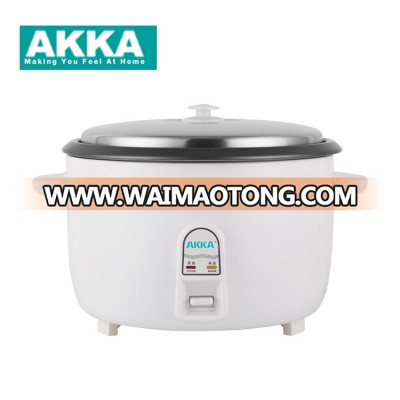 Print and flower price large capacity 700w 8l electric maker steamer drum shape rice cooker with inner plate and non-stick pot