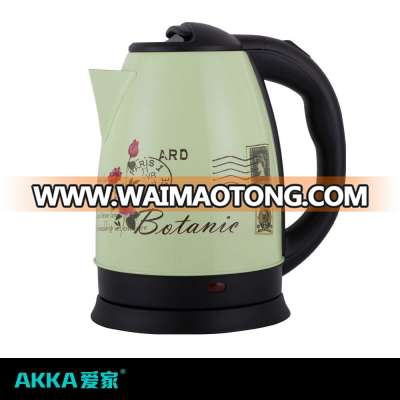 Fashion newest best sell in South Africa color changing ss plastic tea electric kettle for hotel and kitchen