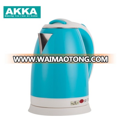 1.5l Blue cheap Home appliances commercial plastic hotel stainless steel commercial automatic electric water boiler kettle