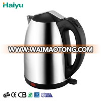 Professional Factory HAIYU 360 Degree Electric Kettle Milk Boiler,Stainless Steel Electrical Kettle