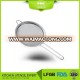 stainless steel 18/8 fine mesh food strainer kitchen colander and sifters with comfortable handle crafted for quinoa and pasta