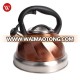 2017 New Design Stainless Steel Water Kettle , Whistling Kettle