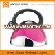 Promotional and cheap whistling kettle,pink tea kettle,water kettle